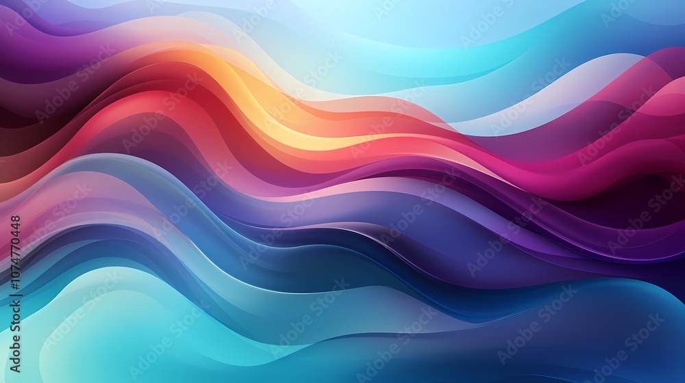 digital technology abstract blue green purple gradient curve poster background digital technology abstract blue green purple gradient curve poster background