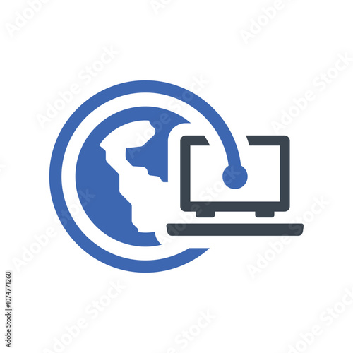 Digital freelance icon