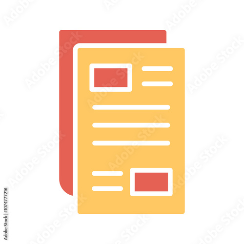 Newspaper Vector Icon
