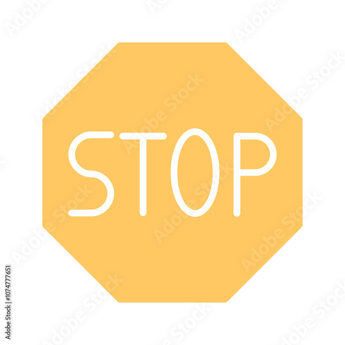 Stop Sign Vector Icon