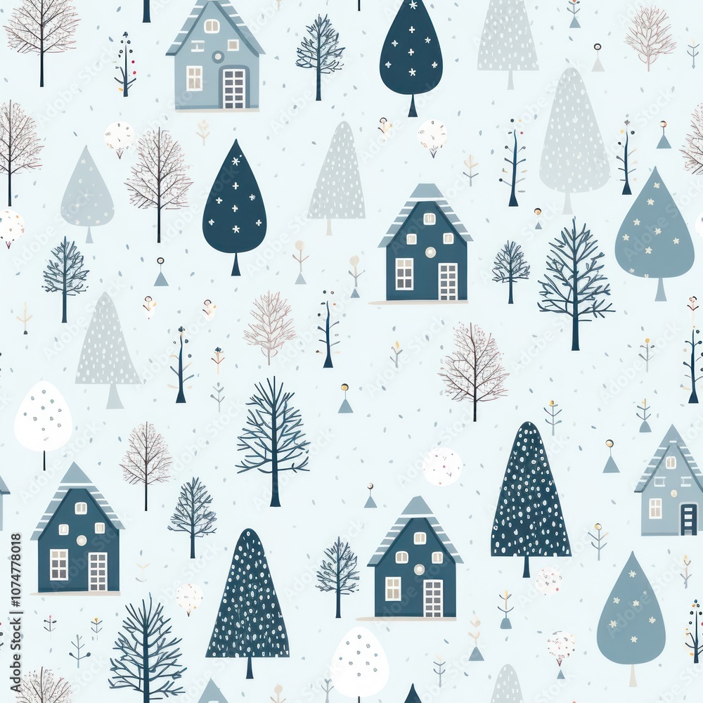 Ice houses pattern backgrounds christmas. Ice houses pattern backgrounds christmas.