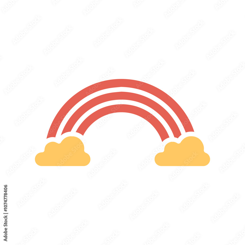 Fototapeta premium Rainbow Vector Icon