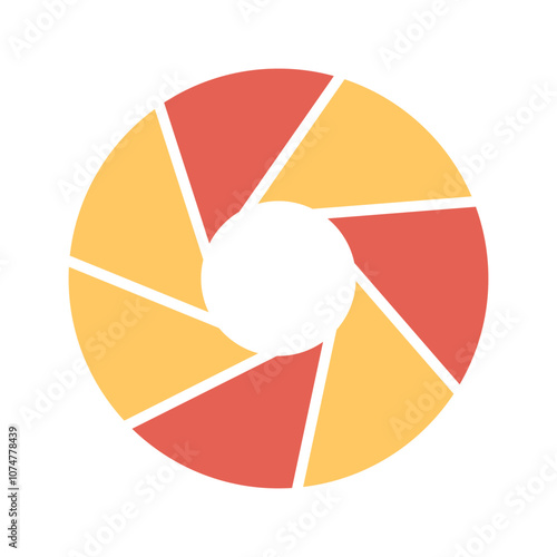 Aperture Artifacts Vector Icon