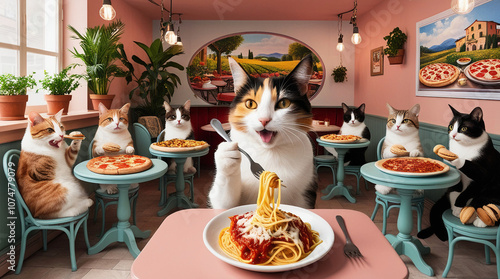 Italian Cat Cafe: A Whimsical Dining Experience photo