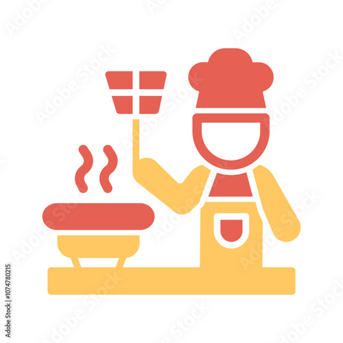 Cooking Together Vector Icon