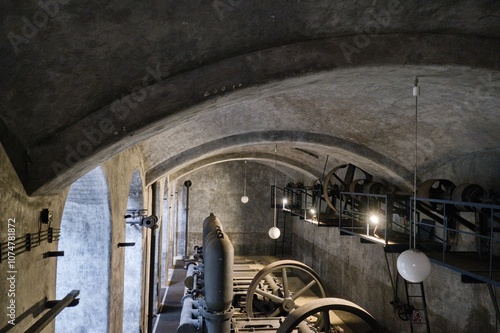 old water treatment plant in Prague bubenec photo