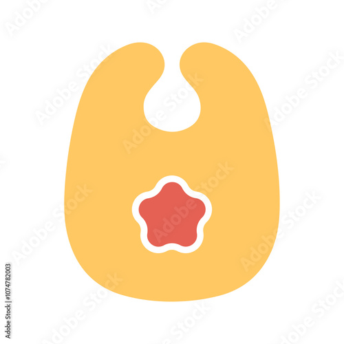 Cute Bibs Vector Icon