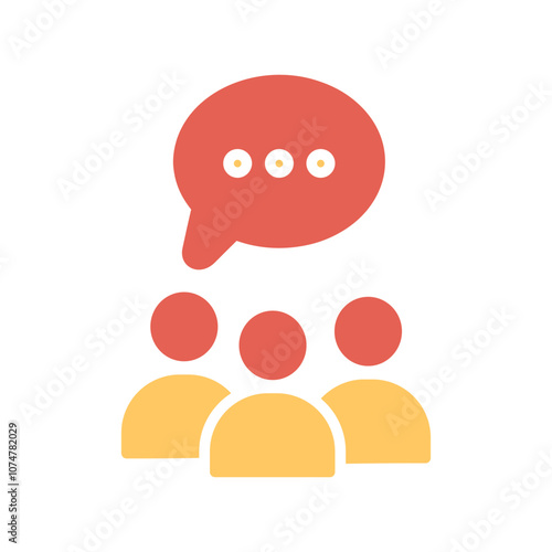Group Chat Vector Icon