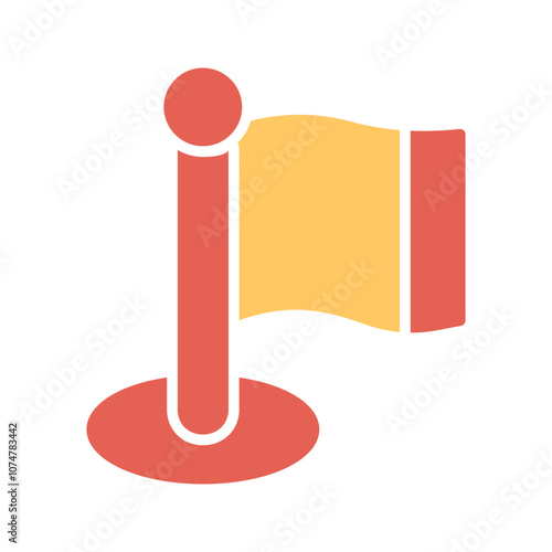 Flagpole Vector Icon