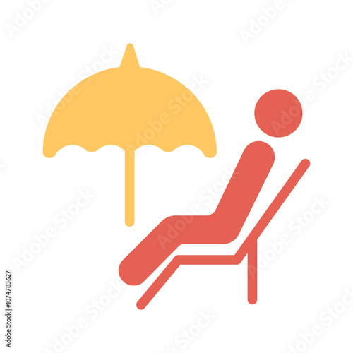 Relaxing Day Vector Icon