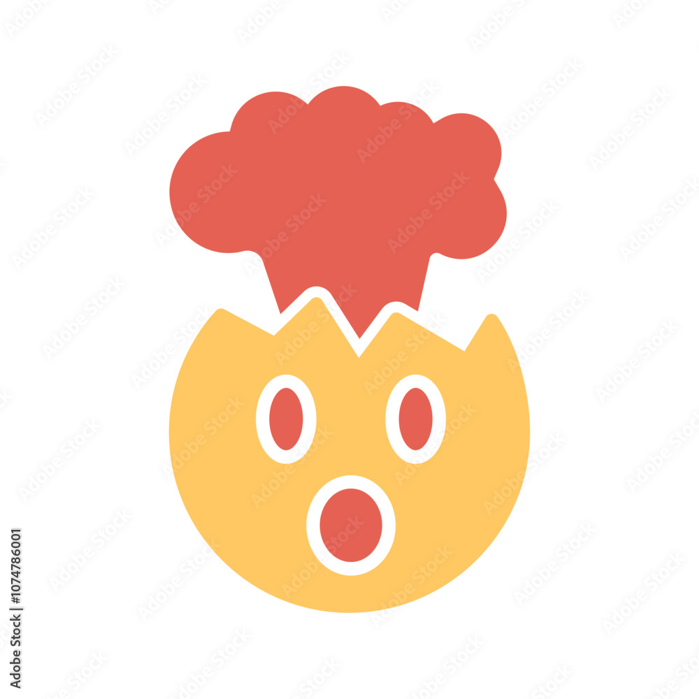 Obraz premium Exploding Head Vector Icon