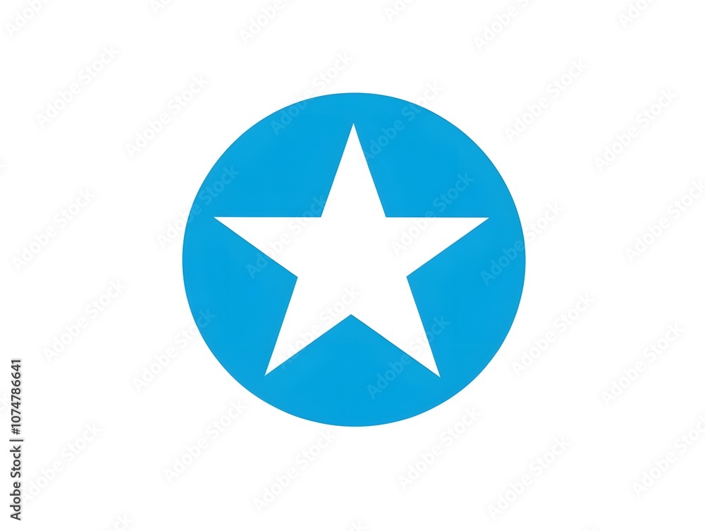 Isolated Simple Blue Star Graphic Icon logo Symbol Emblem Isolated Simple Blue Star Graphic Icon logo Symbol Emblem