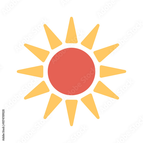 Sun Vector Icon