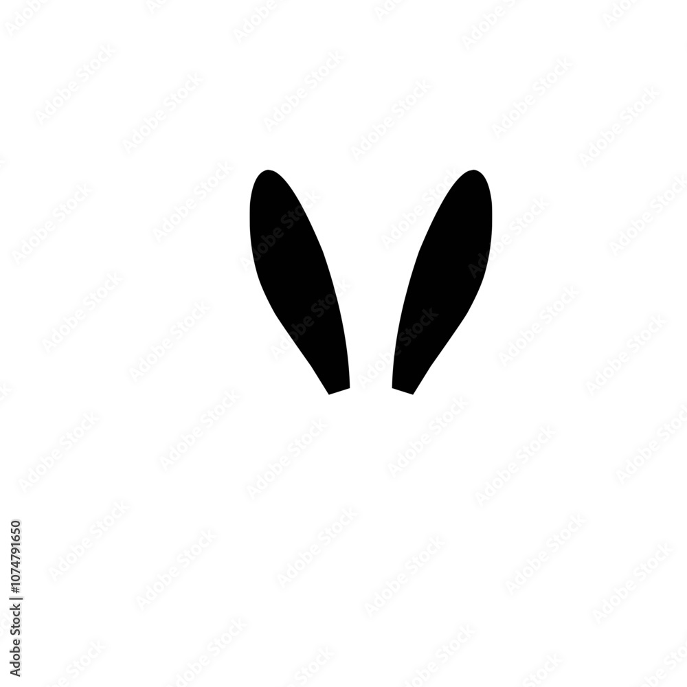 rabbit ears silhouette rabbit ears silhouette