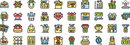 Vip program offering luxury services, premium offers, and exclusive access to privileged customers