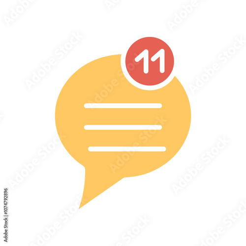 Unread Message Vector Icon