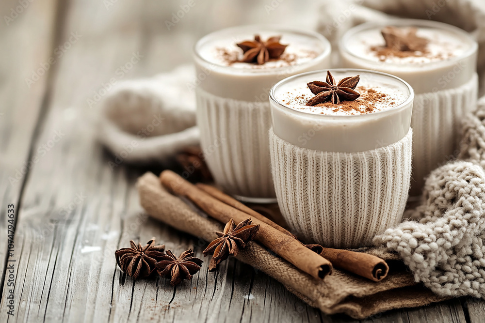 Cozy hot drink in cozy winter atmosphere at home, digital detox, relaxation cozy lifestyle, mental health Cozy hot drink in cozy winter atmosphere at home, digital detox, relaxation cozy lifestyle, mental health