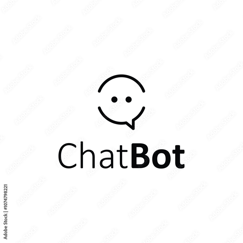 chat bot logo vector chat bot logo vector