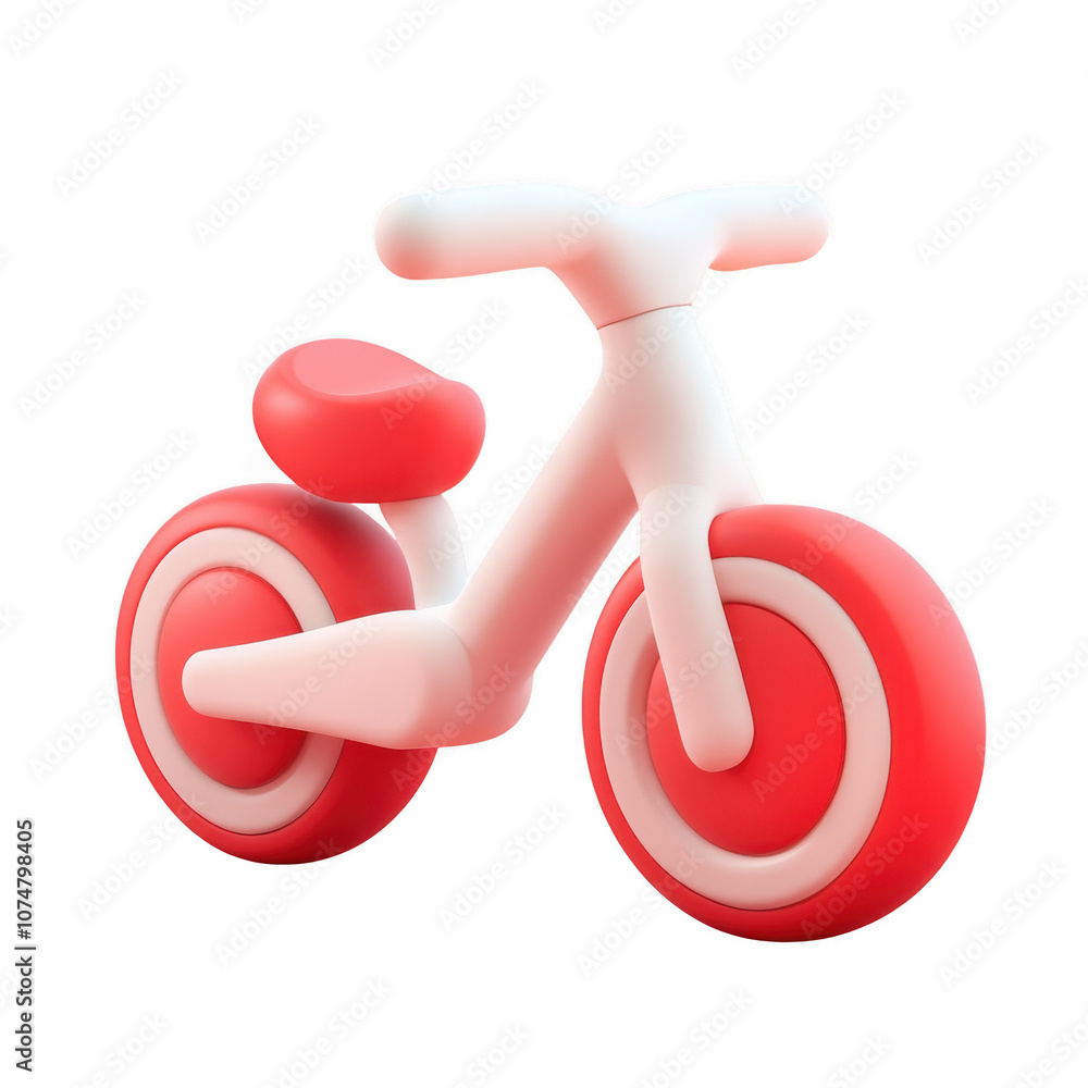Vibrant Coral Bicycle: A Playful and Inspiring Toy for Young Adventurers Vibrant Coral Bicycle: A Playful and Inspiring Toy for Young Adventurers