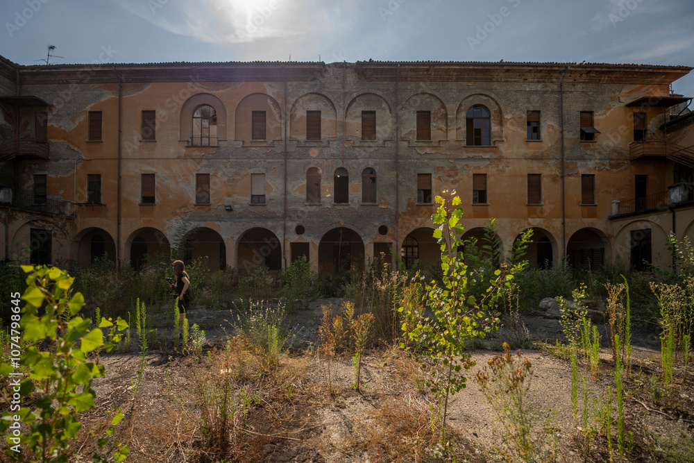 Obraz premium Haunted Seminary with the Blue Chapel: An Italian Ghost Story