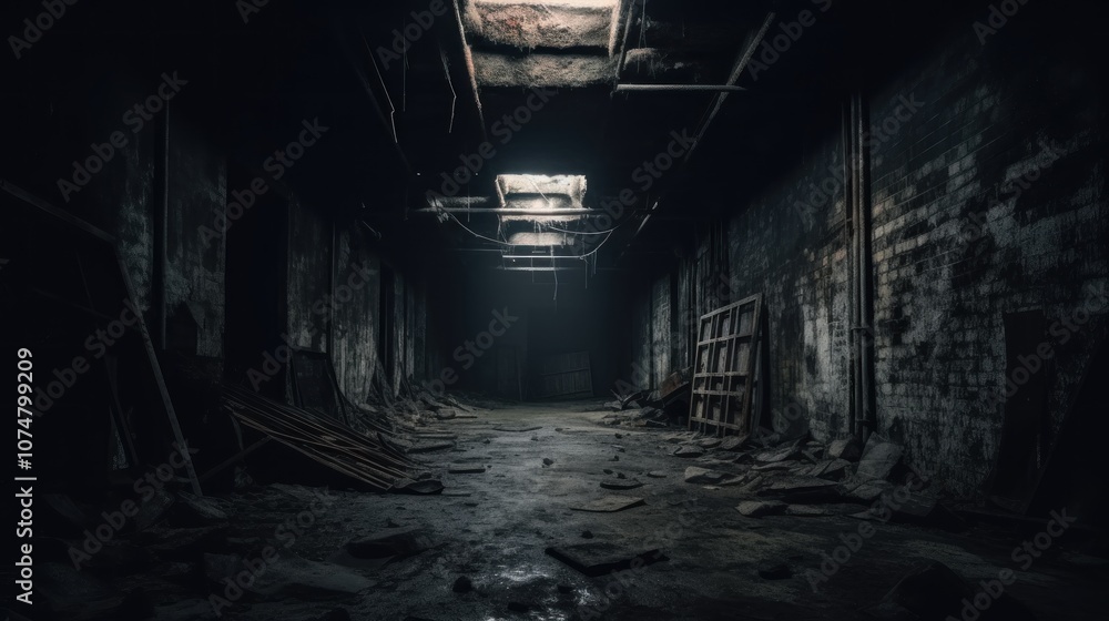 Abandoned Building Corridor Abandoned Building Corridor