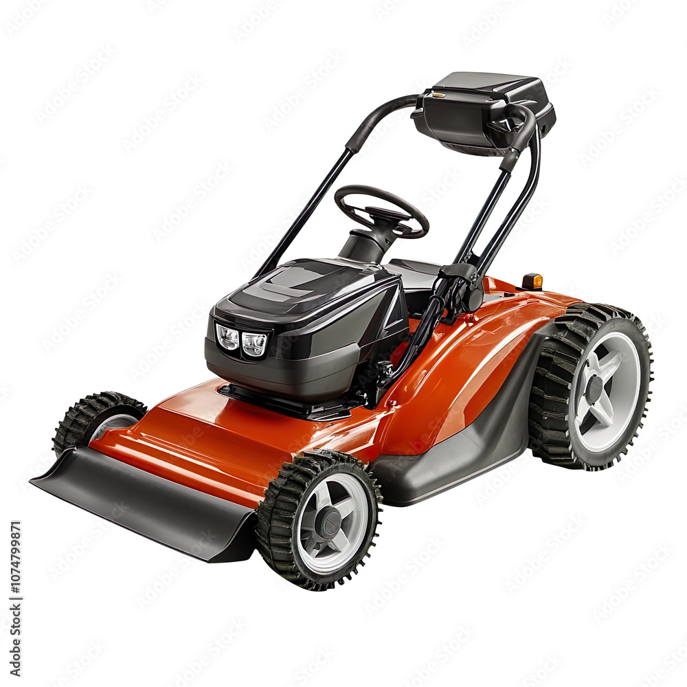 Lawn mower isolated on transparent background Lawn mower isolated on transparent background