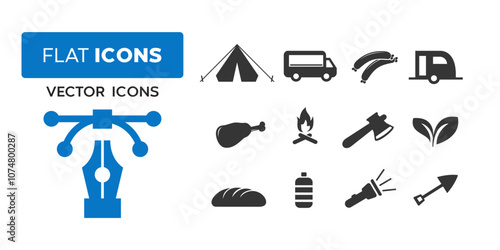 traveling icon vector, suitable for travel icons, roads, and logos, or other uses