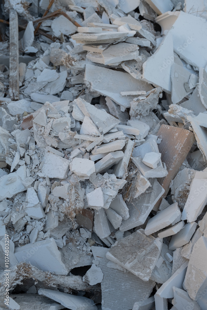 full construction site debris container full construction site debris container