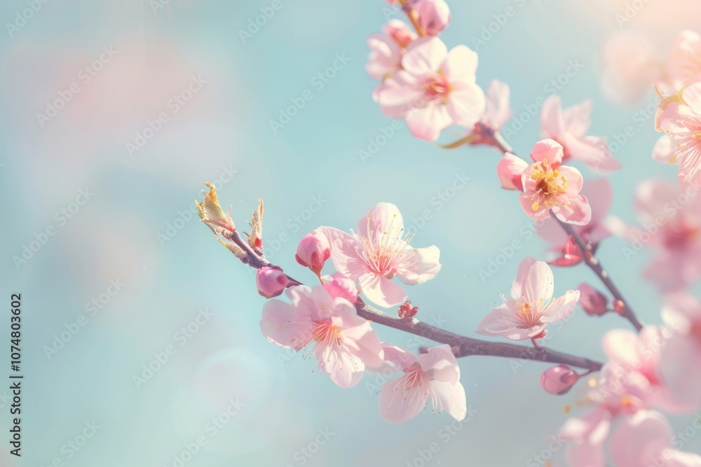 Spring floral abstract background with blossoming apricot branches. Spring floral abstract background with blossoming apricot branches.