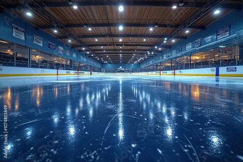 Empty Ice Rink photo