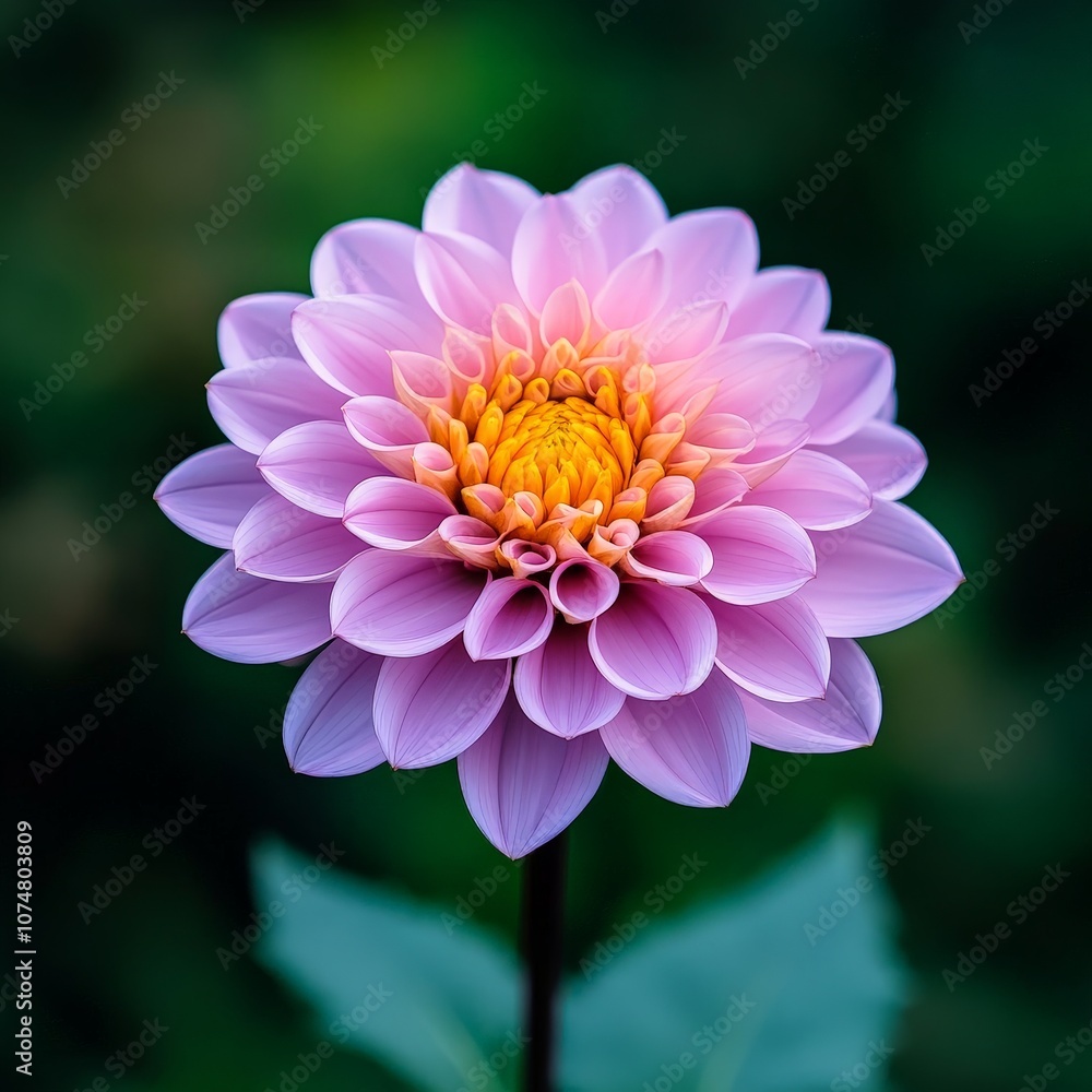 Fototapeta premium Close-up of a Blooming Flower in a Garden
