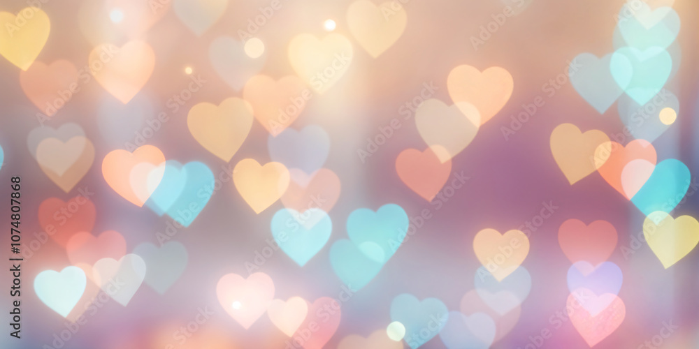 Hearts Abstract Background in Pink Pastel colors. Happy Valentine's Day Banner. Hearts bokeh. Love pattern. Spring tones Valentines Day Poster Hearts Abstract Background in Pink Pastel colors. Happy Valentine's Day Banner. Hearts bokeh. Love pattern. Spring tones Valentines Day Poster