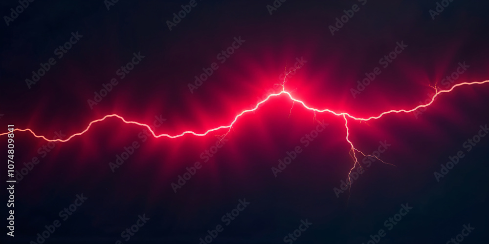 Massive lightning bolt with branches isolated on black background. Branched lightning bolt. Electric bolt. Massive lightning bolt with branches isolated on black background. Branched lightning bolt. Electric bolt.