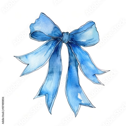 Individual blue bow accessories accessory jewelry.