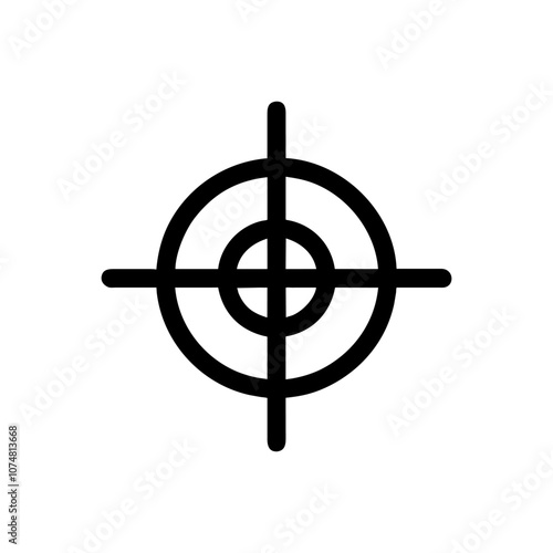 target icon. Simple vector sign