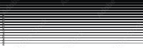 Halftone gradient lines pattern. Faded halftone black lines. Faded gradient background. Horizontal abstract geometric texture with parallel lines.