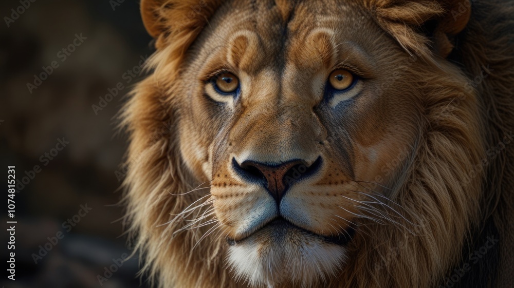 Majestic Lion, King of the Jungle