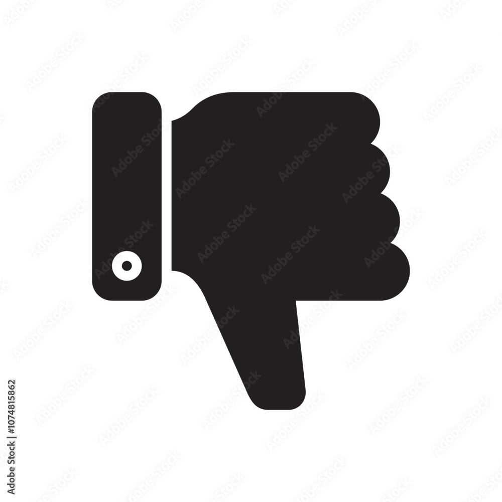 Thumb Down, Dislike icon. Simple vector sign. Thumb Down, Dislike icon. Simple vector sign.