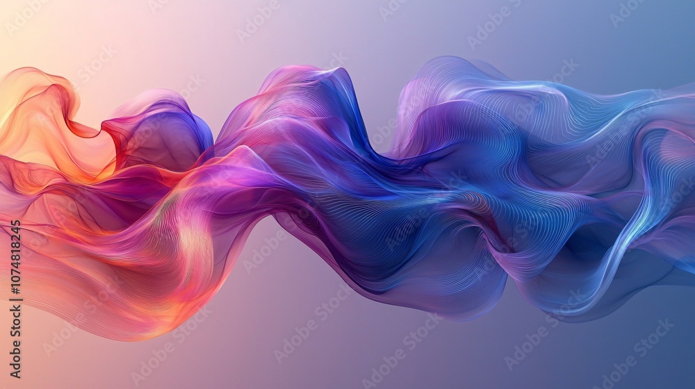 Abstract Swirling Purple and Blue Texture Abstract Swirling Purple and Blue Texture