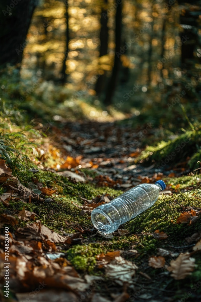 Fototapeta premium Fall Forest Floor - Litter