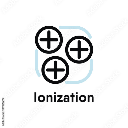 Ionization vector information sign