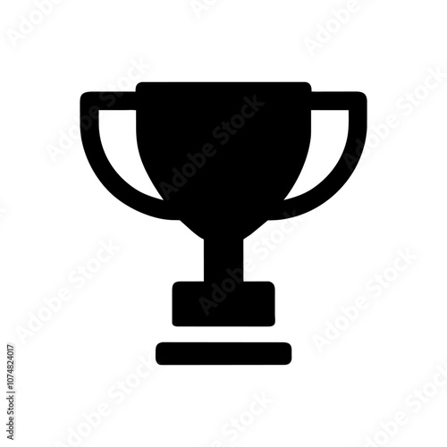 Trophy icon. Simple vector sign