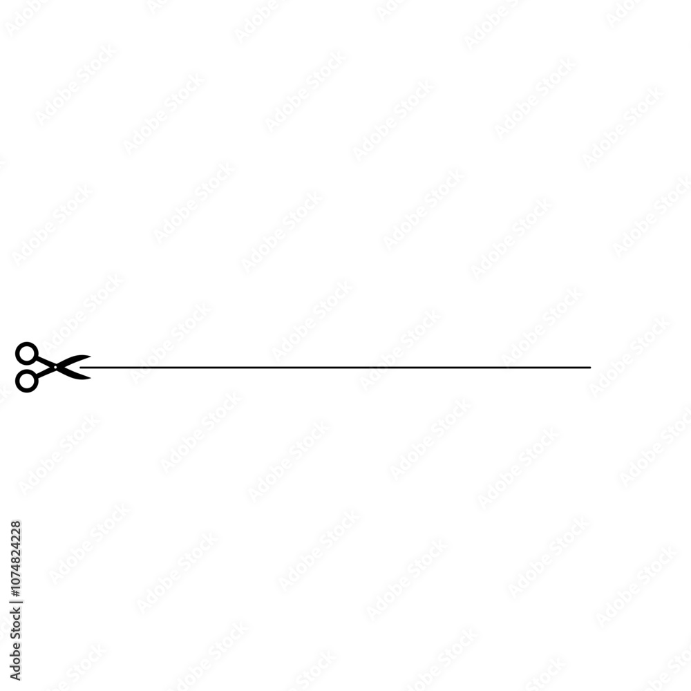 Cut lines with scissors Cut lines with scissors