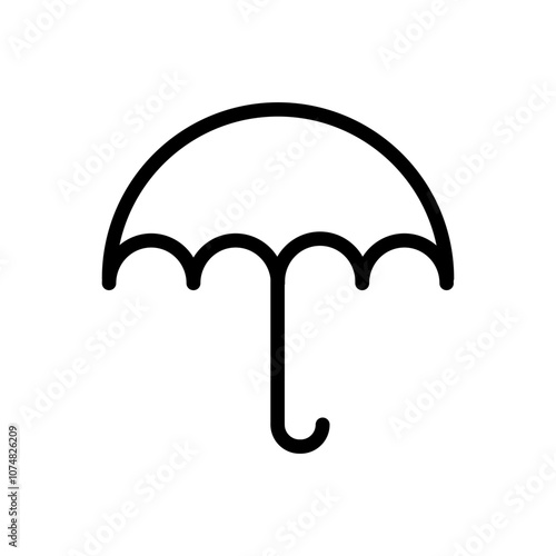 umbrella icon. Simple vector sign