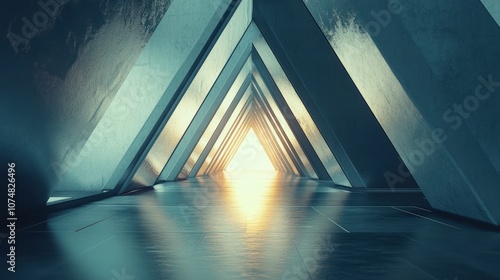 Wallpaper Mural Triangular Tunnel Torontodigital.ca