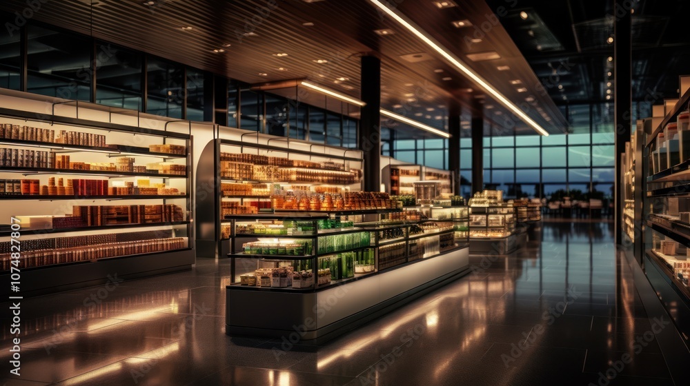 Modern Grocery Store Interior Modern Grocery Store Interior