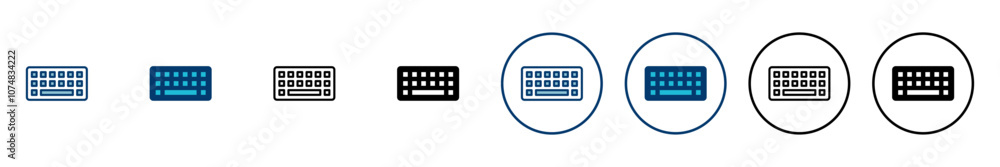 Keyboard icon vector isolated on white background. keyboard vector symbol Keyboard icon vector isolated on white background. keyboard vector symbol