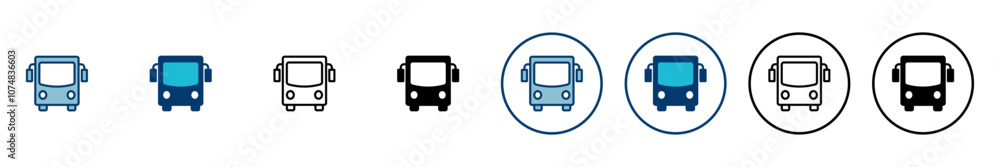 Bus Icon vector isolated on white background. Black bus vector icon Bus Icon vector isolated on white background. Black bus vector icon