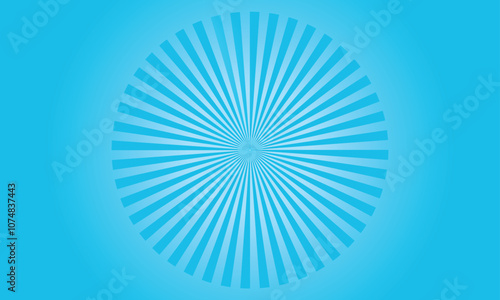 sunbrust blue light abstract background photo