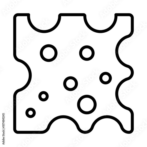 Cream Cheese line icon